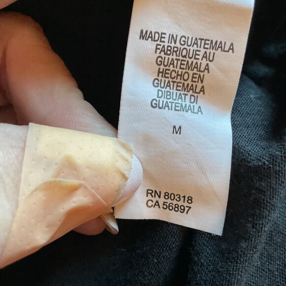 Lucky Brand Graphic Metallic Foil Circle Burst Tee M - Picture 6 of 7